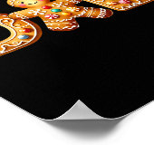 Christmas Gingerbread Matching Family Party Xmas P Poster (Hoek)