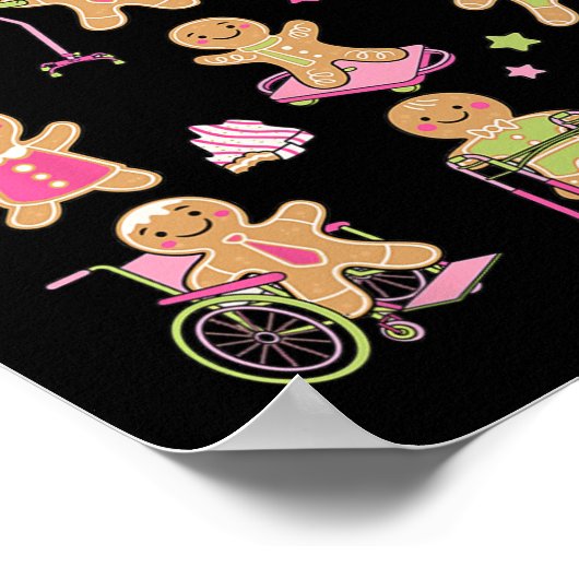 Christmas Gingerbread Pt Fysiotherapie Instant X Poster (Hoek)