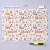 Christmas Gingerbread Red Tissuepapier (Craft)