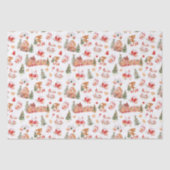 Christmas Gingerbread Red Tissuepapier (Voorkant)