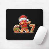 Christmas Gingerbread Six Seven 67 Ice Cream Drip  Muismat (Met muis)