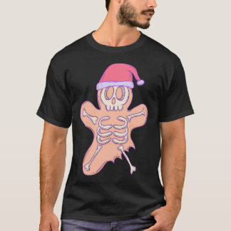 Christmas Gingerbread Skeleton T-shirt