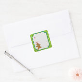 Christmas Gingerbread Sticker Gift Label (Envelop)