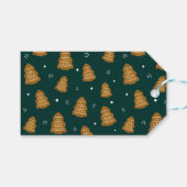 Christmas Gingerbread Trees  Cadeaulabel (Voorkant (Horizontaal))