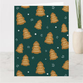 Christmas Gingerbread Trees  Kaart (Voorkant)