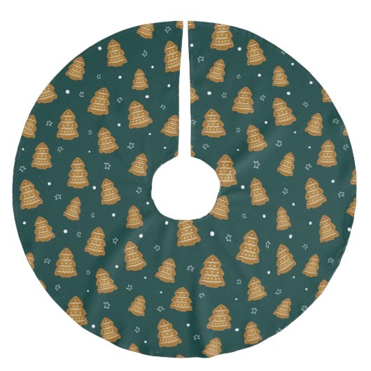 Christmas Gingerbread Trees Kerstboom Rok (Voorkant)