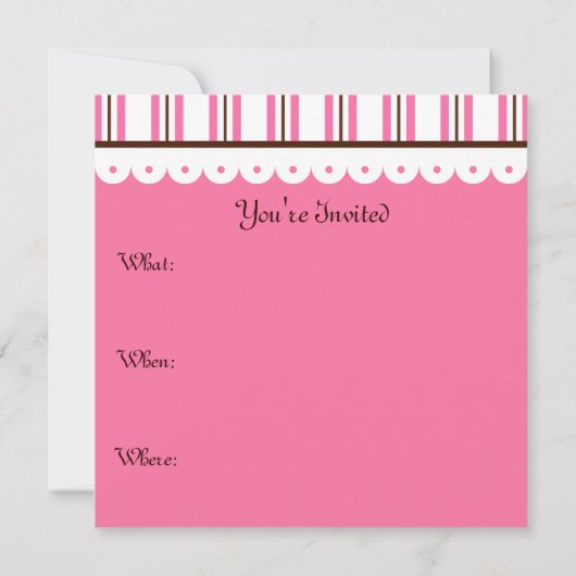 Christmas Gingerbread Uitnodiging (Achterkant)