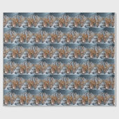 Christmas Gingerbread Village Cadeaupapier (Vlak)