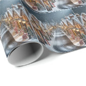 Christmas Gingerbread Village Cadeaupapier (Rol Hoek)