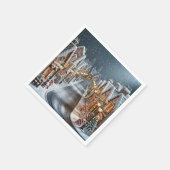 Christmas Gingerbread Village Servet (Hoek)