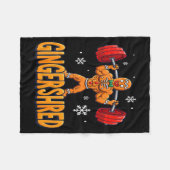 Christmas Gingershred Gym Bodybuilding Funny Ginge Fleece Deken (Voorkant (Horizontaal))