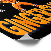 Christmas Gingershred Gym Bodybuilding Funny Ginge Poster (Hoek)