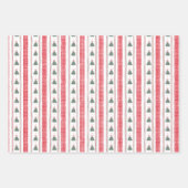 Christmas Gingham Ribbon  Inpakpapier Vel (Voorkant)