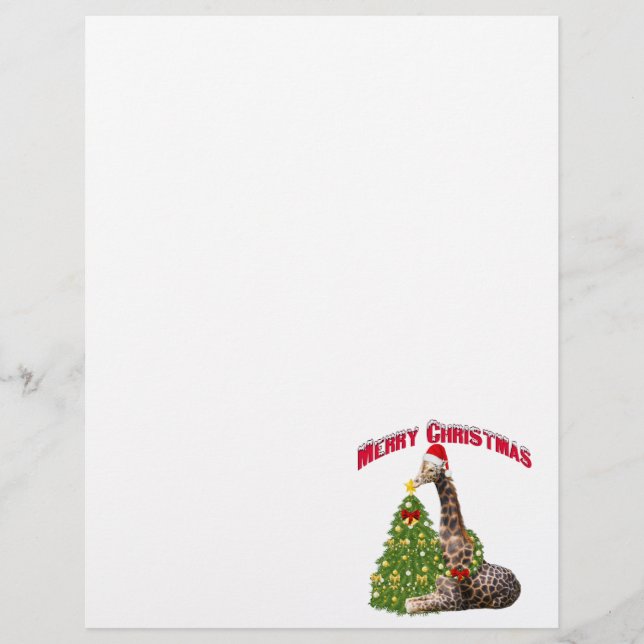 Christmas Giraffe (Voorkant)