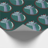 Christmas Giraffe Cadeaupapier (Hoek)