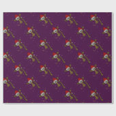 Christmas Giraffe Cadeaupapier (Vlak)