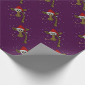 Christmas Giraffe Cadeaupapier (Hoek)