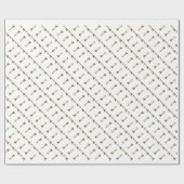 Christmas Giraffe Cadeaupapier (Vlak)