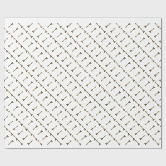 Christmas Giraffe Cadeaupapier (Vlak)