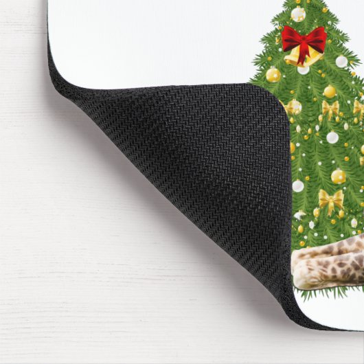 Christmas Giraffe Muismat (Hoek)