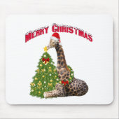 Christmas Giraffe Muismat (Voorkant)