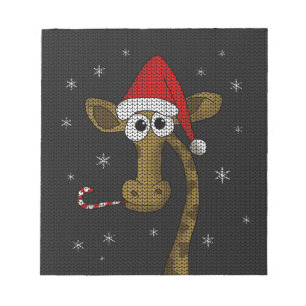 Christmas Giraffe Notitieblok