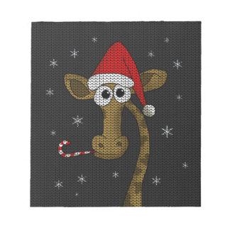 Christmas Giraffe Notitieblok
