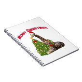 Christmas Giraffe Notitieboek (Rechterzijde)