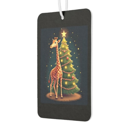 Christmas Giraffe Official Tree Topper Funny Tall  Luchtverfrisser (Links)