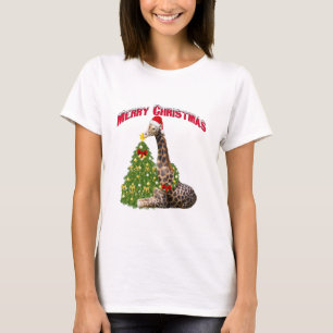 Christmas Giraffe T-shirt