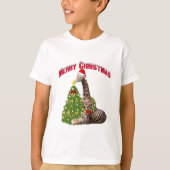 Christmas Giraffe T-shirt (Voorkant)