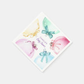 Christmas Girl Baby shower Servet (Hoek)