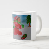 CHRISTMAS GIRL RUNNER JUMBO COFFEE MOK (Voorkant rechts)