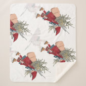 Christmas Girl Sherpa Blanket Sherpa Deken (Voorkant)