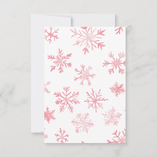 Christmas girls night party invitation kaart (Achterkant)