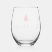 Christmas glass wijnglas zonder voet (Voorkant)