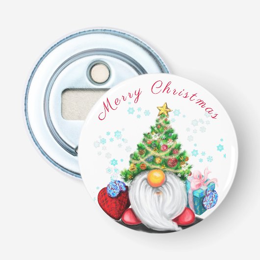 Christmas Gnome Bottle Opener (Voorkant)