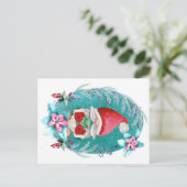 Christmas Gnome-Briefkaart | feestdag Briefkaart (Staand voorkant)
