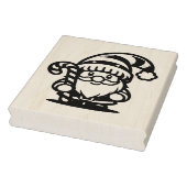 Christmas Gnome Candy Cane Rubberstempel (Stempel)