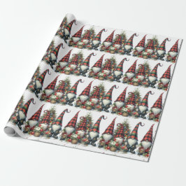 Christmas Gnome-Collectie Cadeaupapier