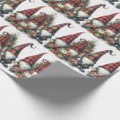 Christmas Gnome-Collectie Cadeaupapier (Hoek)