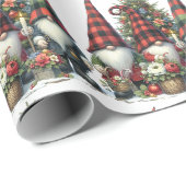 Christmas Gnome-Collectie Cadeaupapier (Rol Hoek)