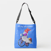 Christmas Gnome Crossbody Bag Tas (Achterkant)