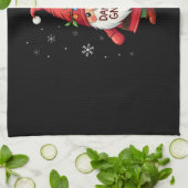 Christmas Gnome Dancing Gnome Family Christmas (1) Theedoek (Gevouwen)