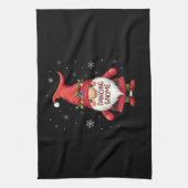 Christmas Gnome Dancing Gnome Family Christmas (1) Theedoek (Verticaal)