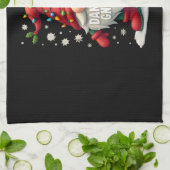 Christmas Gnome Dancing Gnome Family Christmas (3) Theedoek (Gevouwen)