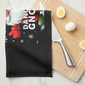 Christmas Gnome Dancing Gnome Family Christmas (4) Theedoek (Quarter Fold)