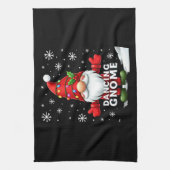 Christmas Gnome Dancing Gnome Family Christmas (4) Theedoek (Verticaal)