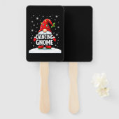 Christmas Gnome Dancing Gnome Family Christmas (5) Handwaaier (Voorkant en achterkant)