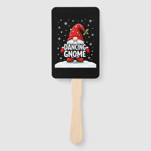Christmas Gnome Dancing Gnome Family Christmas (5) Handwaaier (Voorkant)